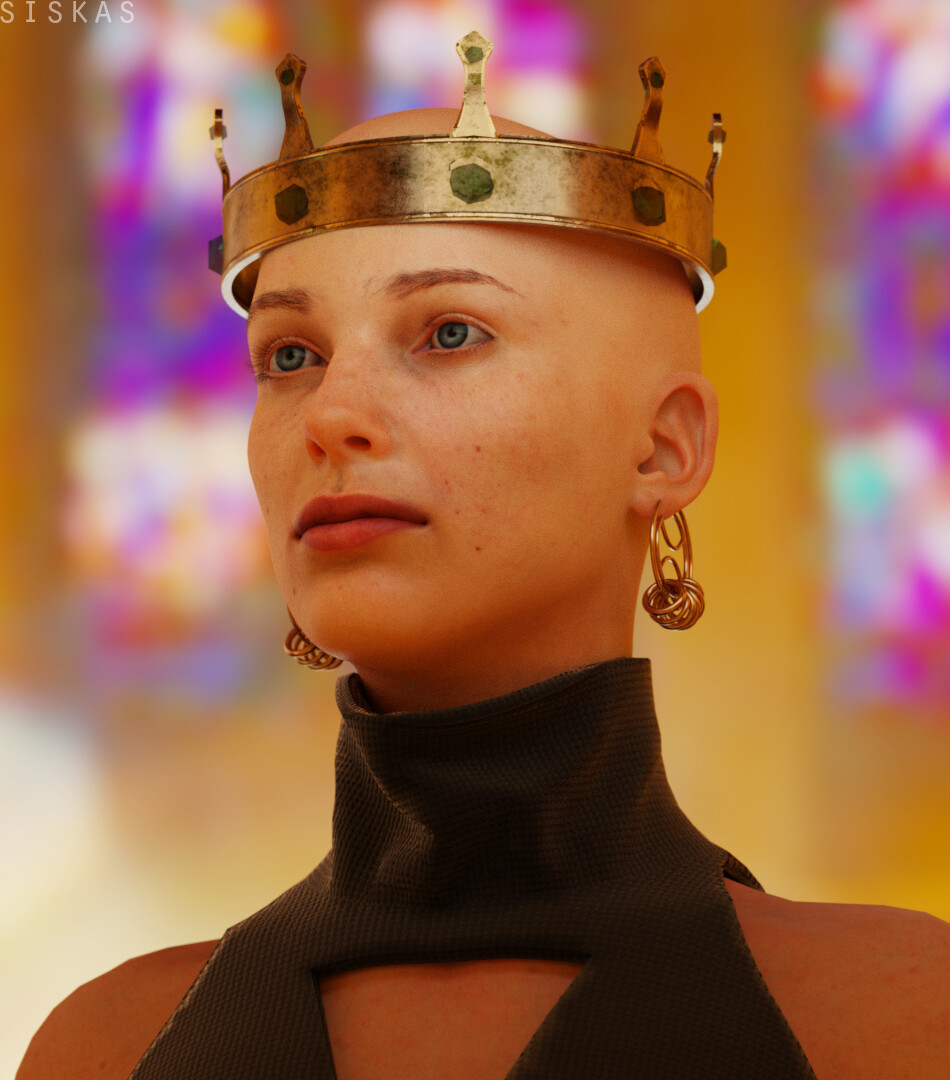 The Queen 3d Model Finished Projects Blender Artists Community