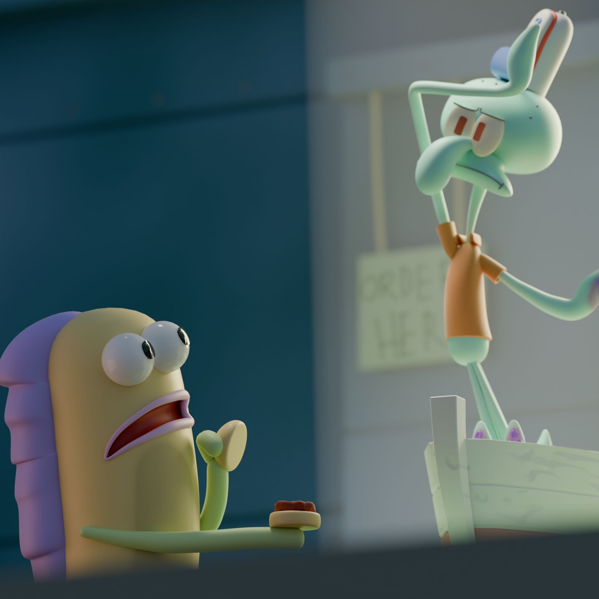 Squidward2 - Finished Projects - Blender Artists Community