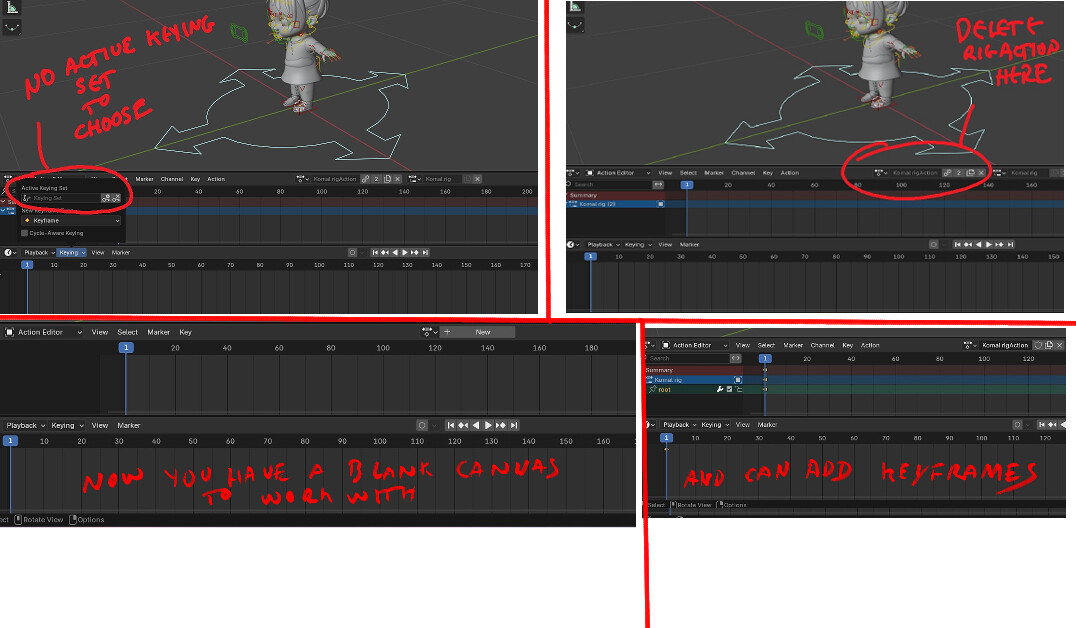 Cannot insert keyframes despite i have no active keysets - Animation ...