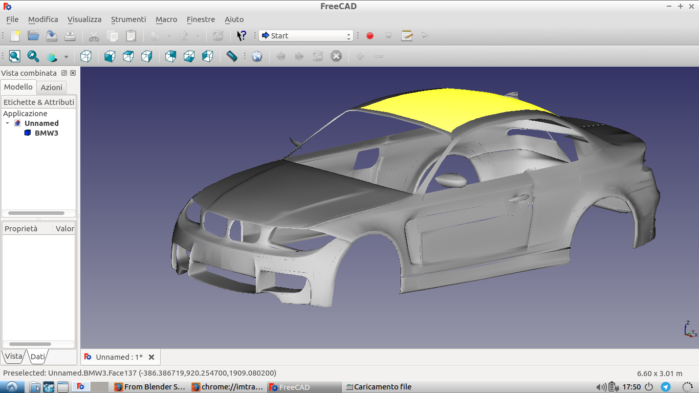 Freecad чертеж из модели