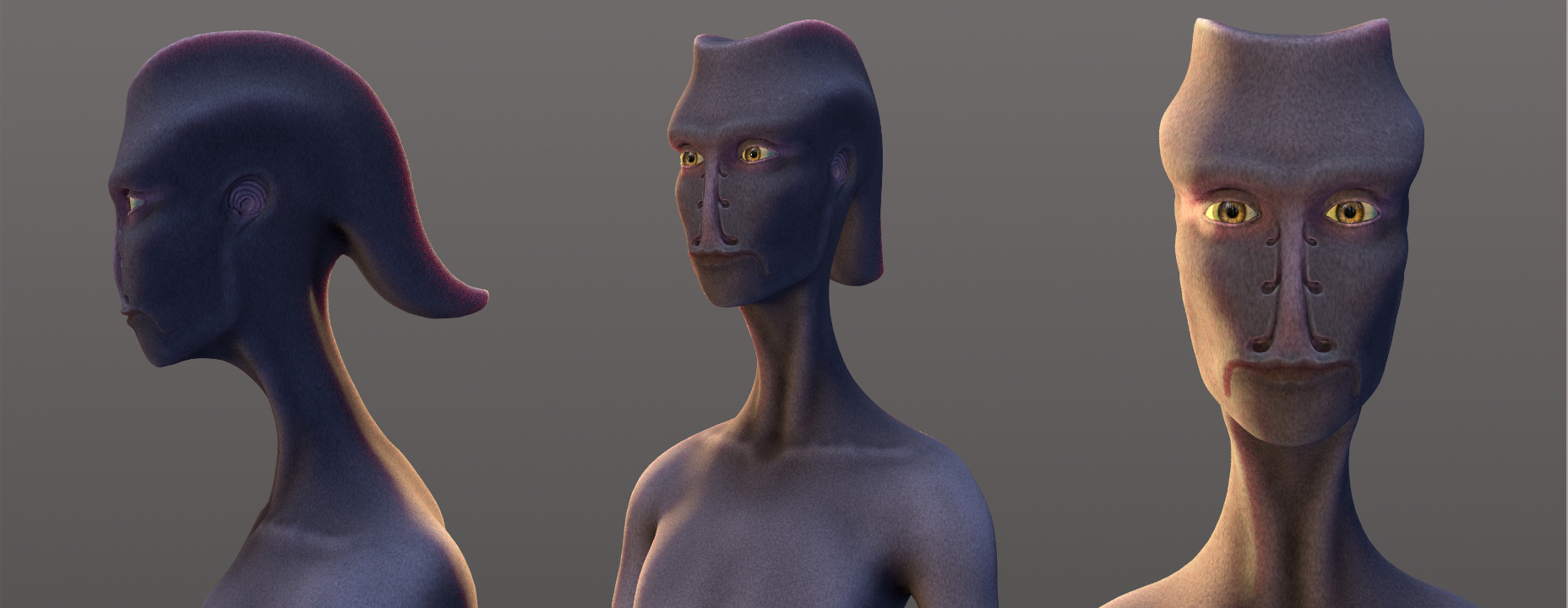 Female Alien - Finished Projects - Blender Artists Community