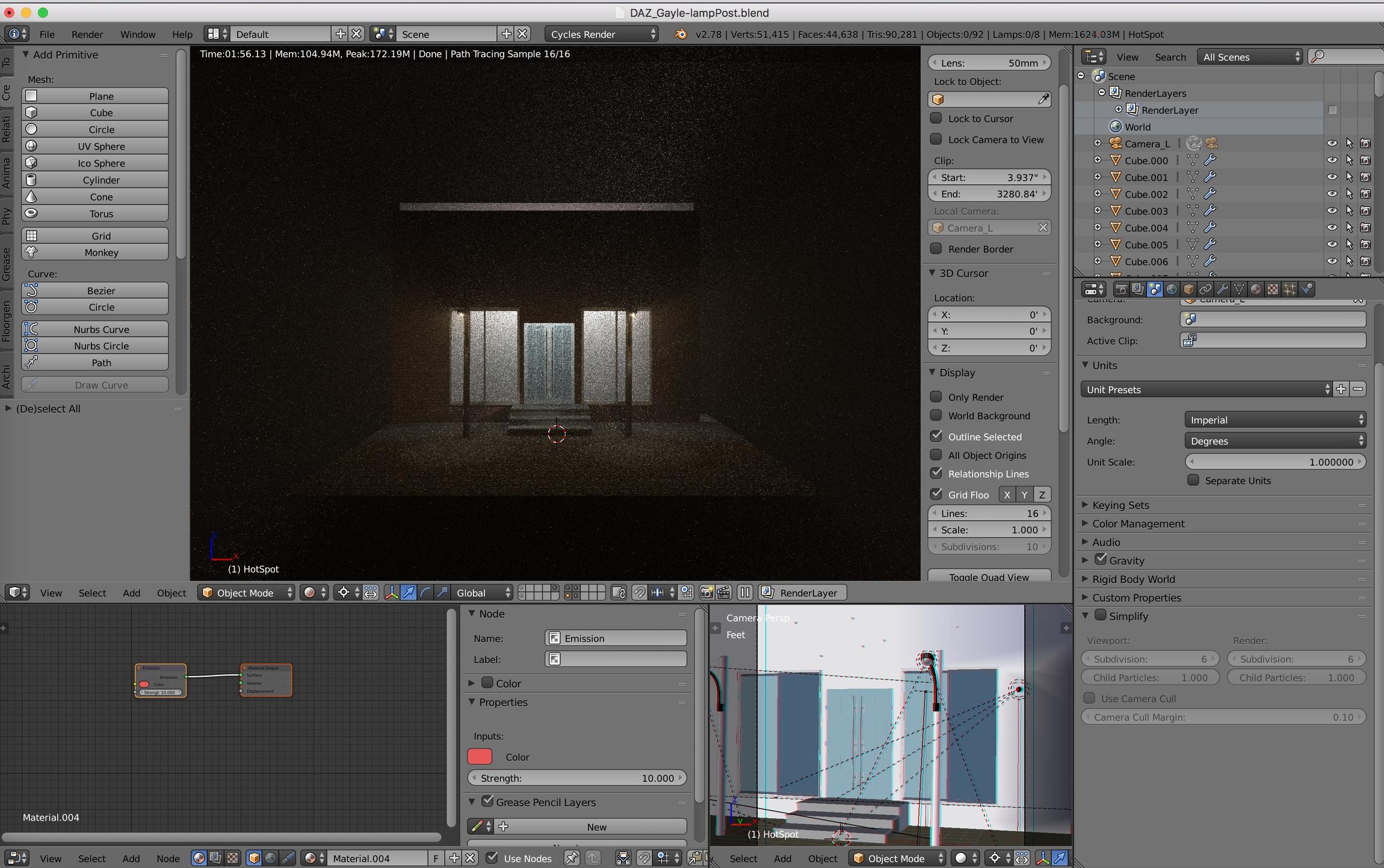 Render Preview - black in Perspective, perfect in Ortho - Lighting and ...