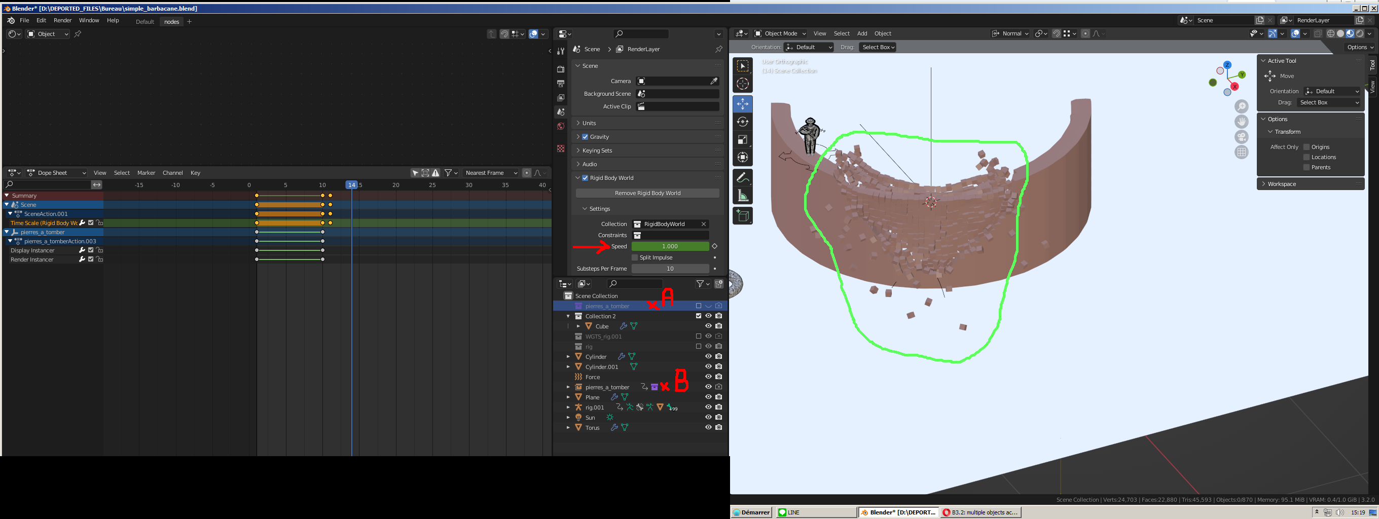 B3.2: multiple objects activation in animation - Animation and Rigging ...