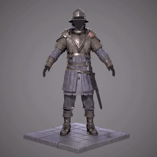 Blender knight