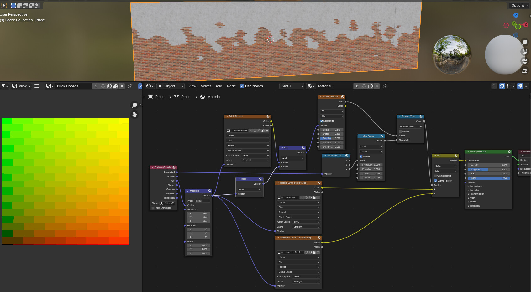 How to combine two stone wall materials? - Materials and Textures ...