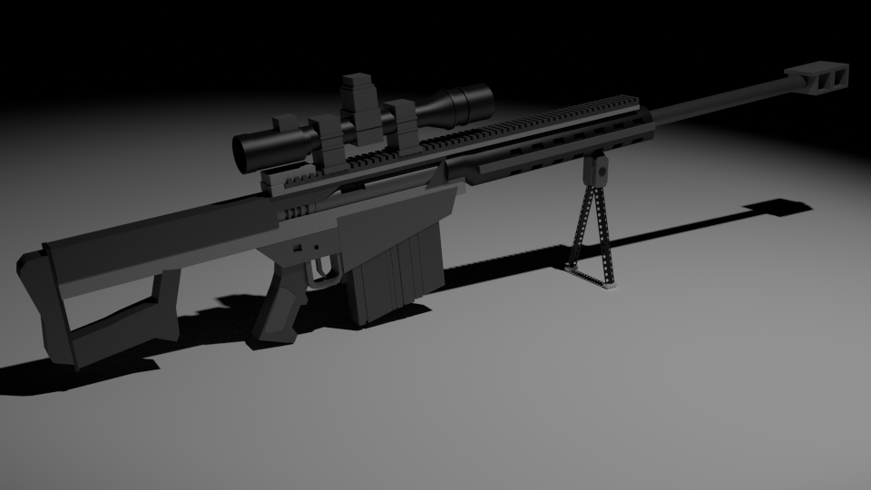 Barret 50 Caliber - Finished Projects - Blender Artists Community