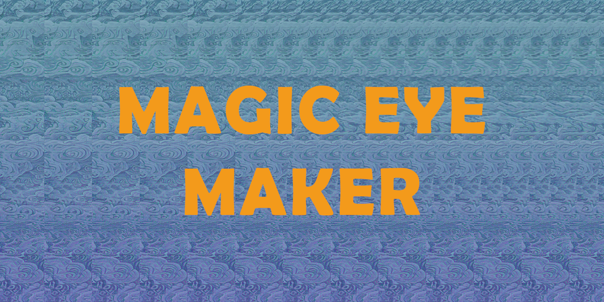 Magic Eye Maker - Stereograms in Blender - Released Scripts and Themes -  Blender Artists Community