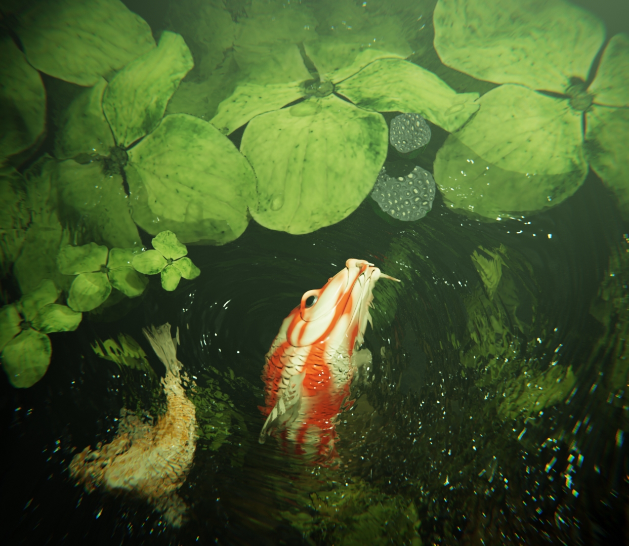 Fish pond - Finished Projects - Blender Artists Community
