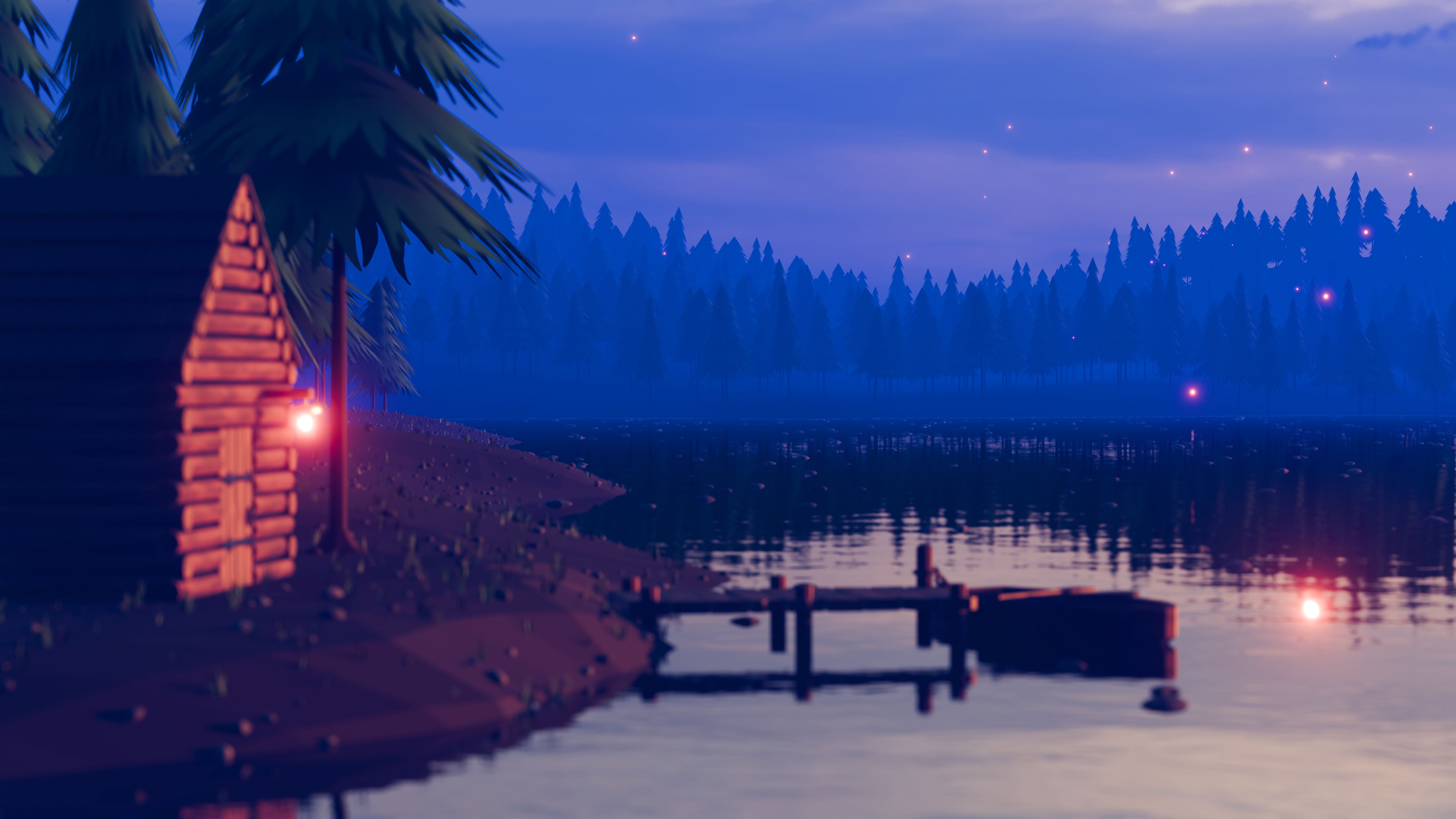 Stylized Low Poly Forest River - Finished Projects - Blender Artists ...