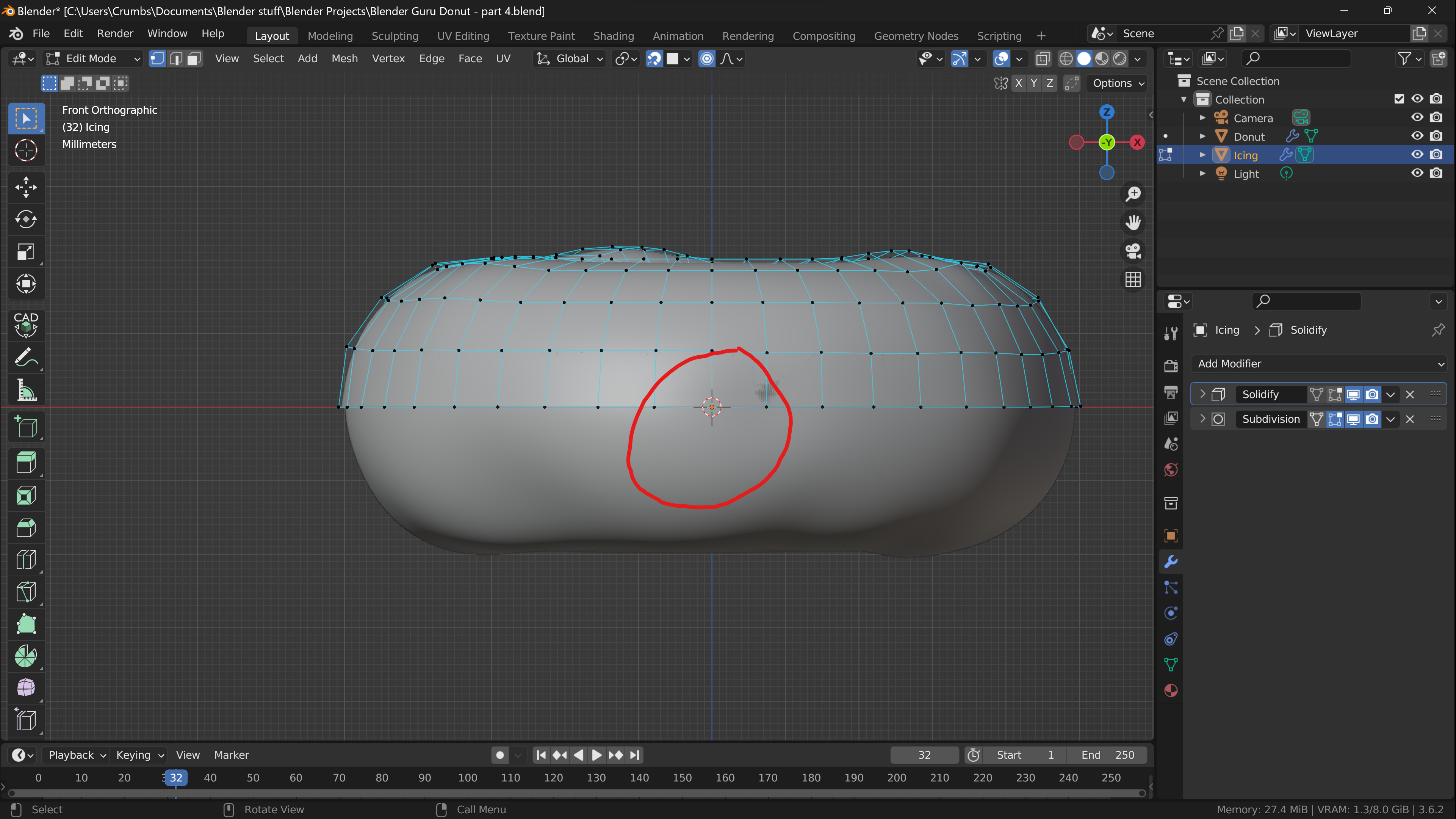 Donut Interface Donuts are bad for my health - Basics & Interface - Blender Artists ...