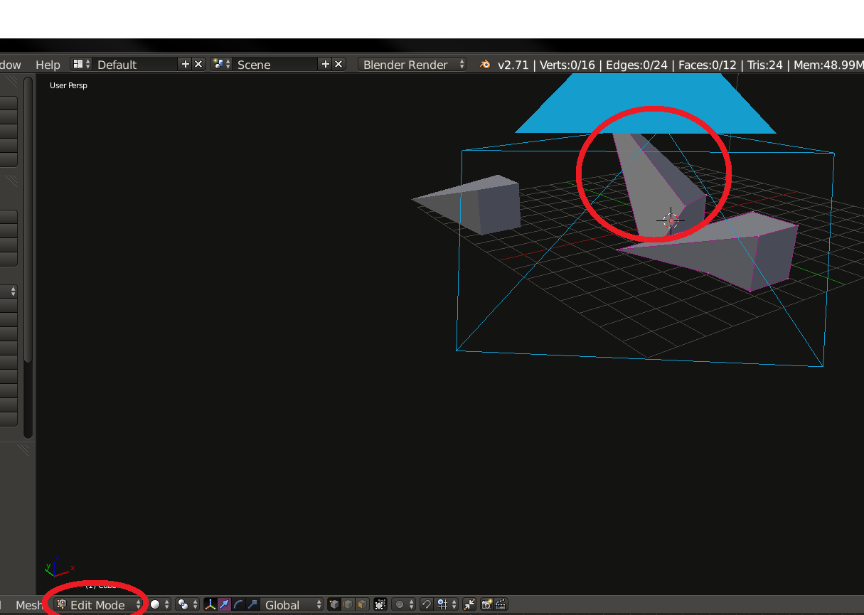 Edit Mode Showing Different To Object Mode After Vertex Manipulation Modeling Blender Artists Community