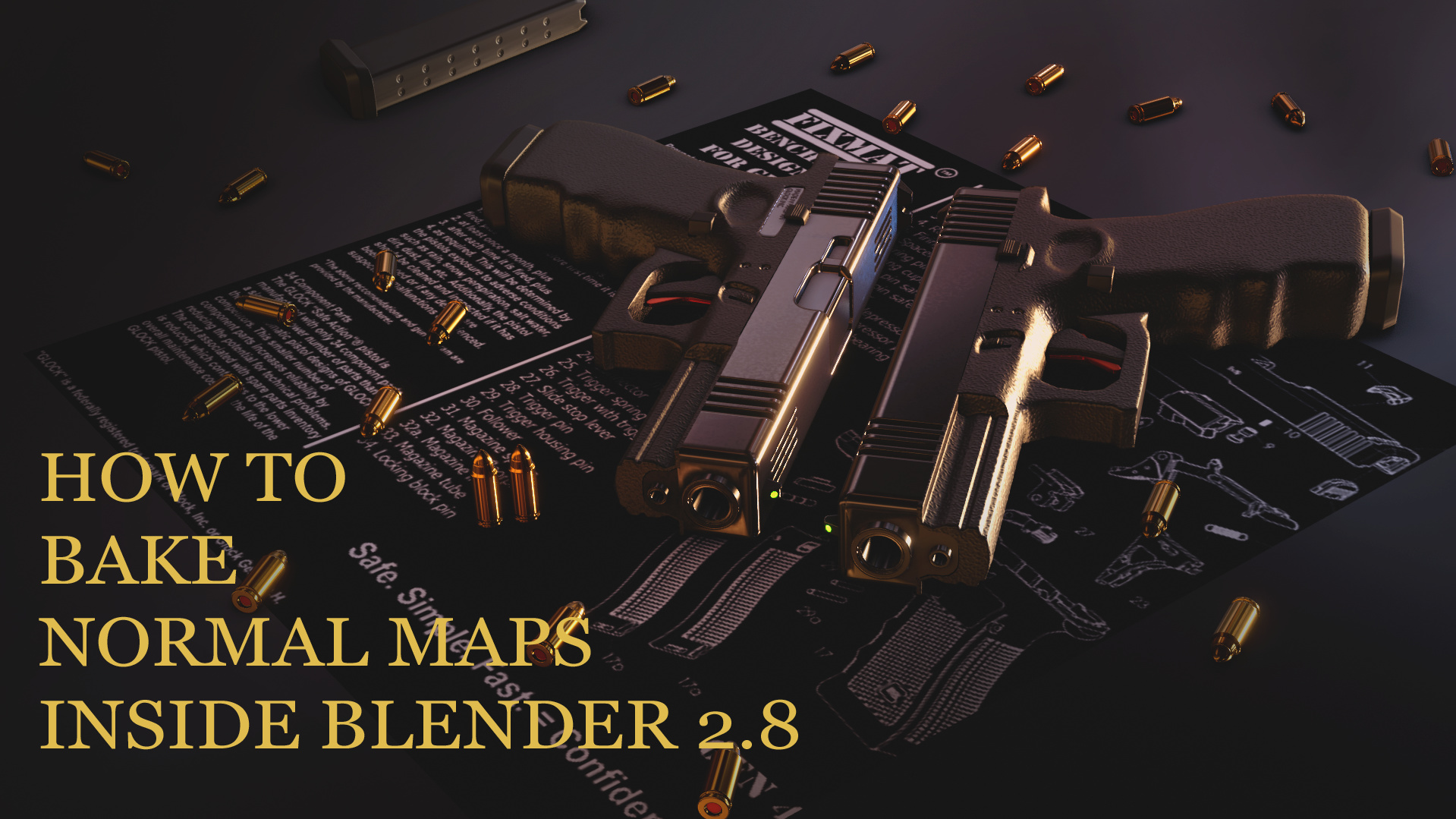 How to bake normal maps inside blender 2.8 - Tutorials, Tips and Tricks ...
