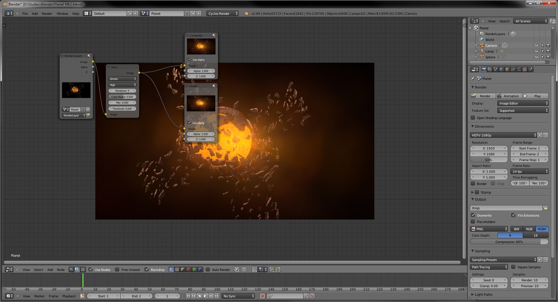 Combining two scenes - Compositing and Post Processing - Blender ...