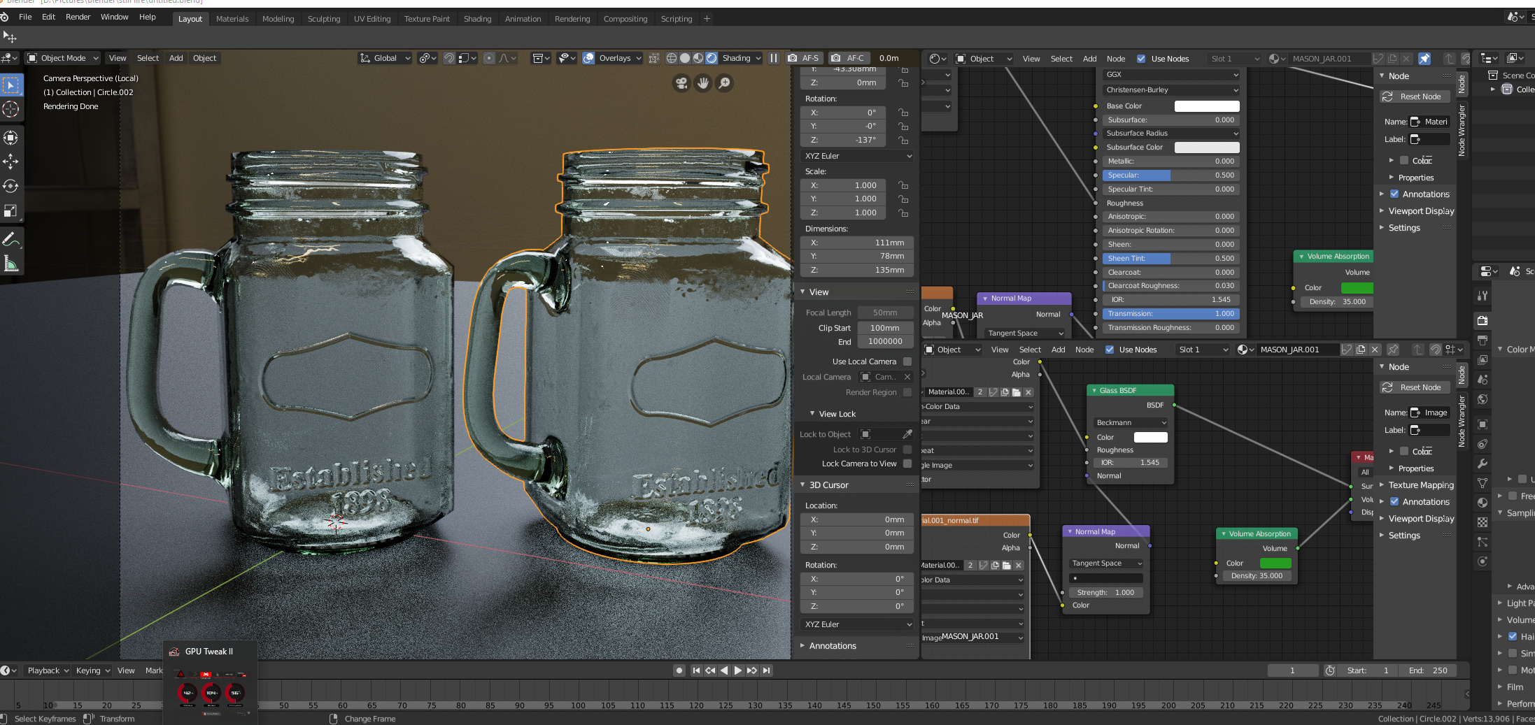 Стекло в Blender Cycles