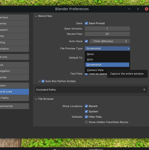 All .blend thumbnail previews are black (Linux Manjaro) - Basics ...