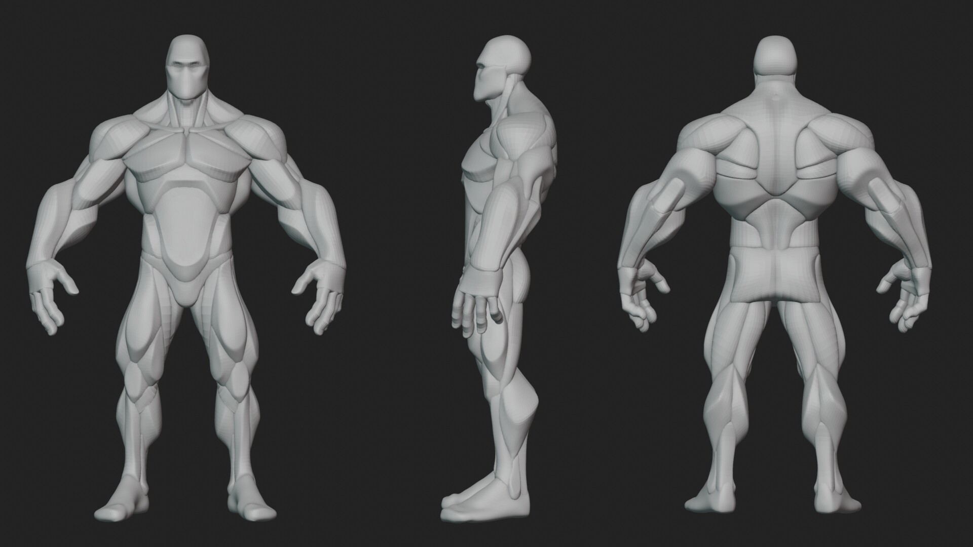 Stylized Hero Anatomy - Finished Projects - Blender Artists Community
