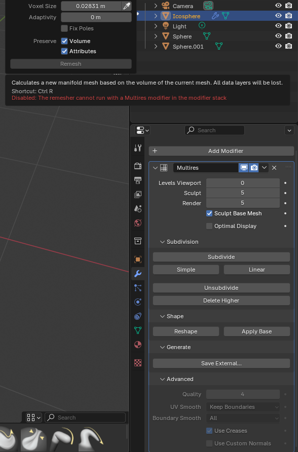 I need help, i cant fix my remesh - Modeling - Blender Artists Community