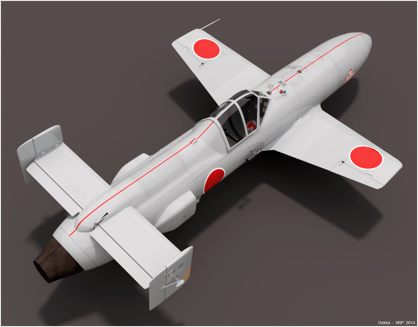 Kamikaze Plane Model