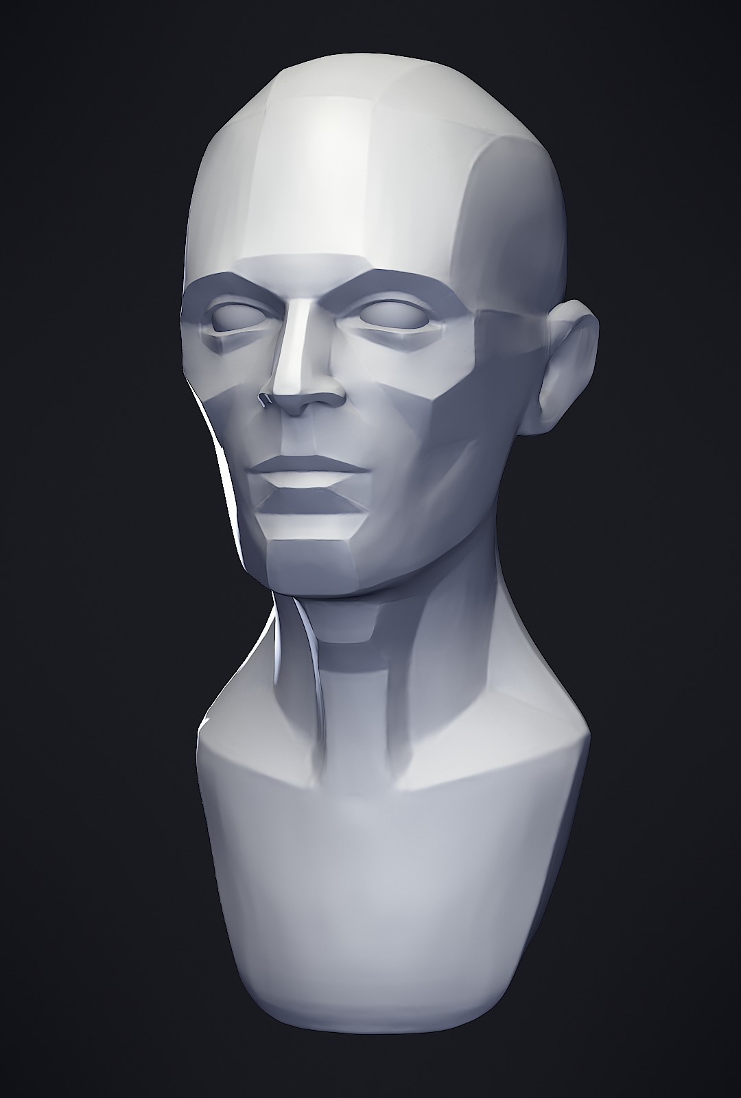 Drawing Figure For Artists - Base Head Planes 3D model