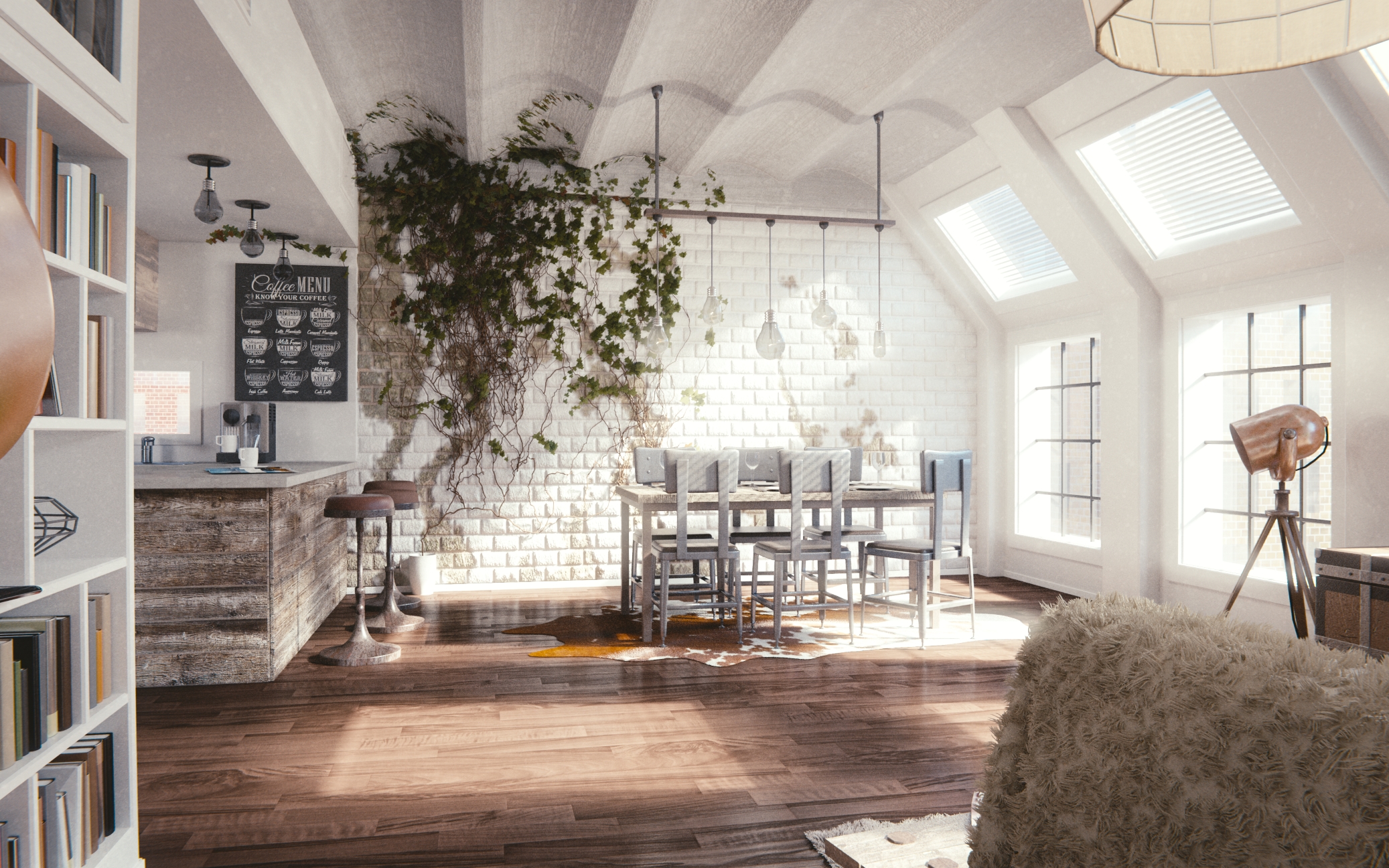 vieren Rijd weg Eed White loft apartment - Finished Projects - Blender Artists Community