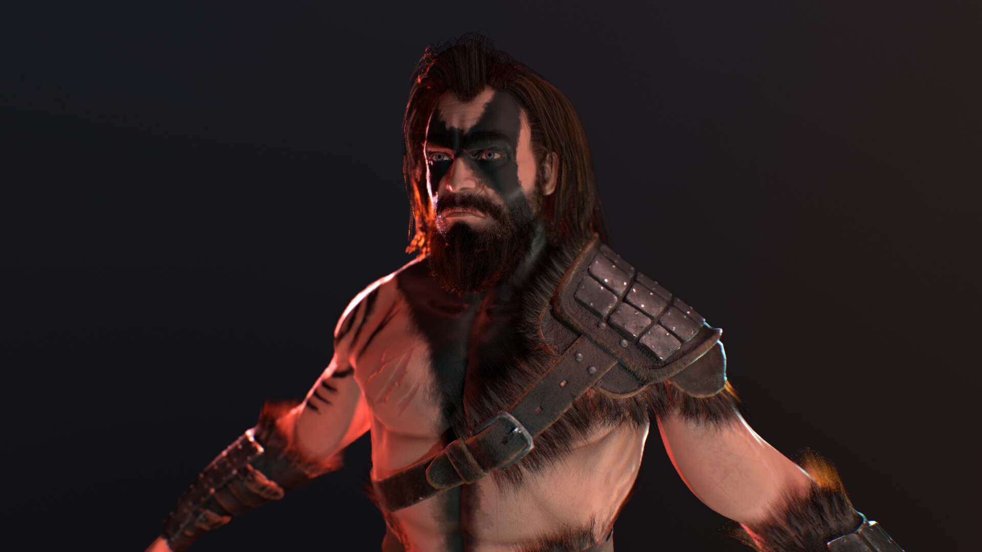 Barbarian Warrior - Finished Projects - Blender Artists Community