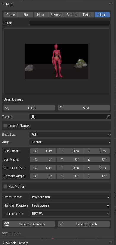 Blender Addon: Camera Preset Generator - Released Scripts And Themes ...