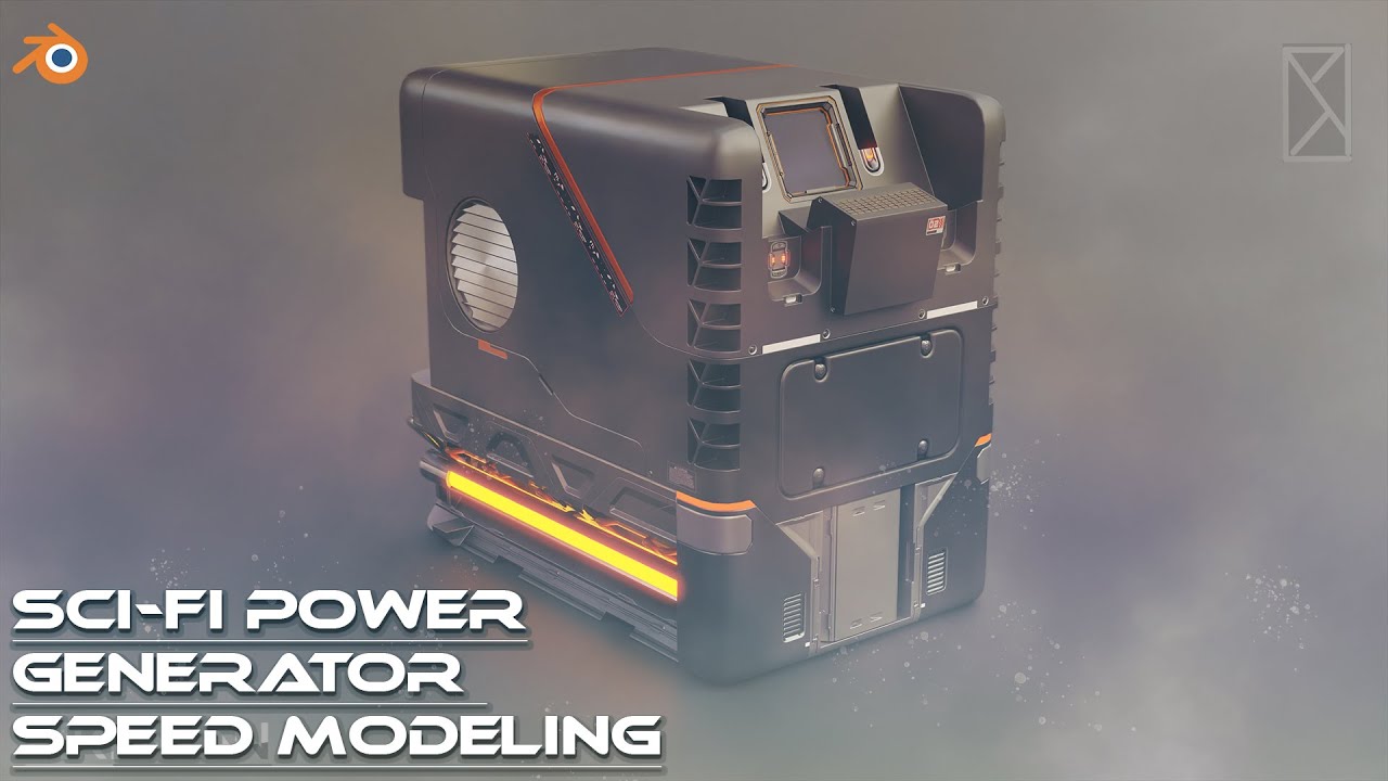 Speed Modeling a Sci-Fi Battery in Blender - BlenderNation