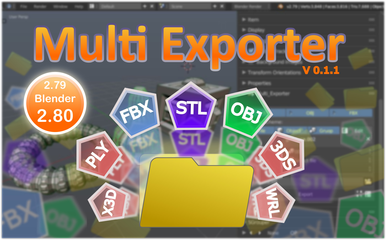 Multi Exporter Released Scripts And Themes Blender Artists Community