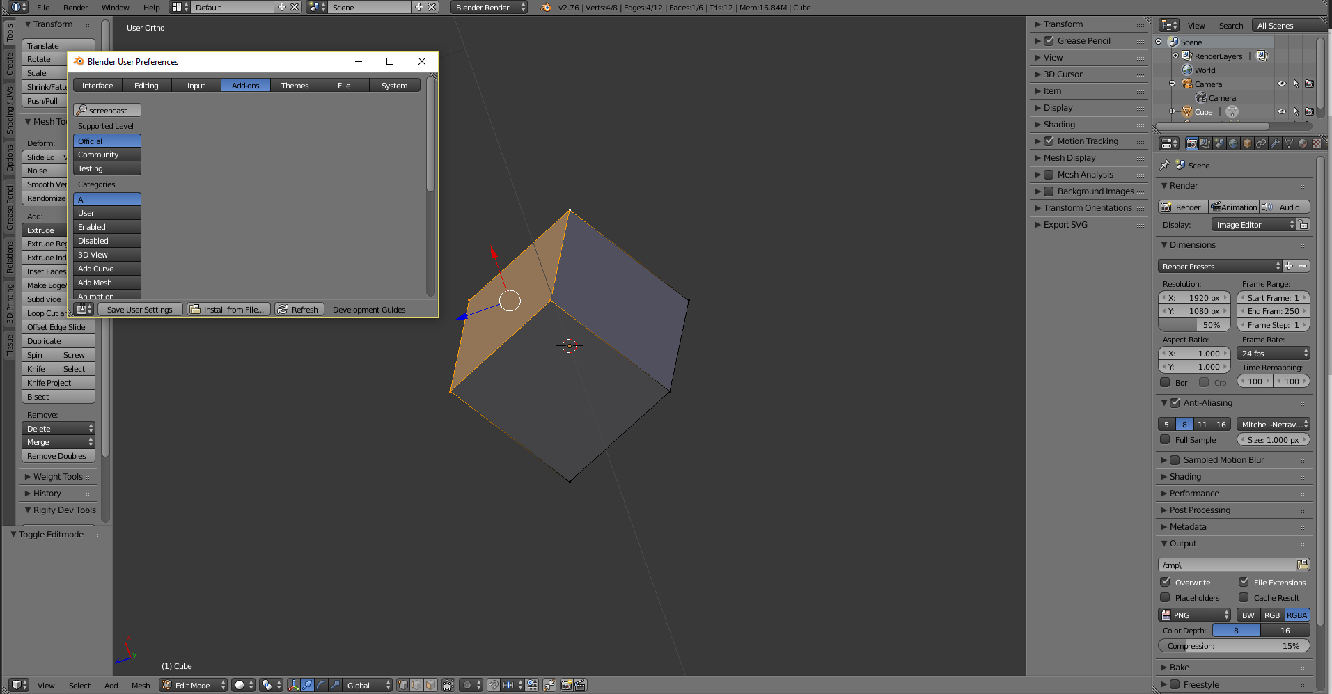 align view to selected face - Basics & Interface - Blender Artists ...