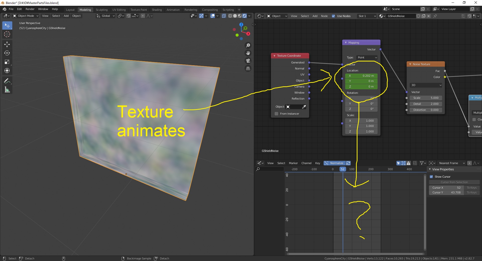 Blender  animated materials - where is the f-curve? - Animation and  Rigging - Blender Artists Community