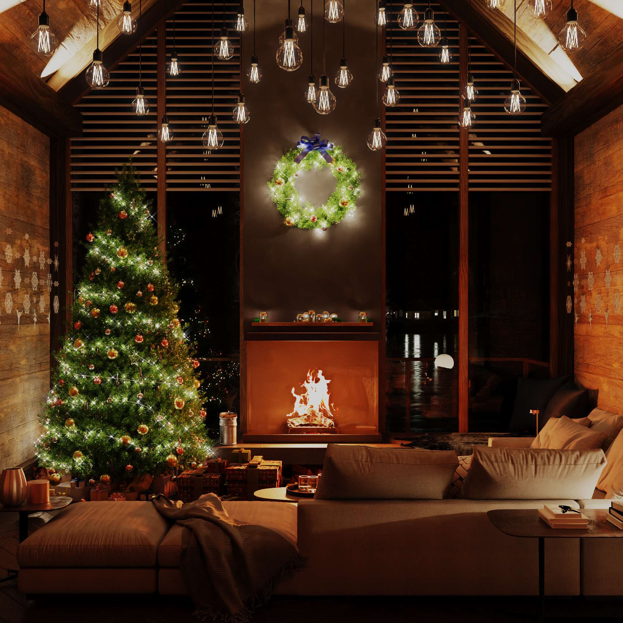 Cozy winter fireplace scene - Finished Projects - Blender Artists Community
