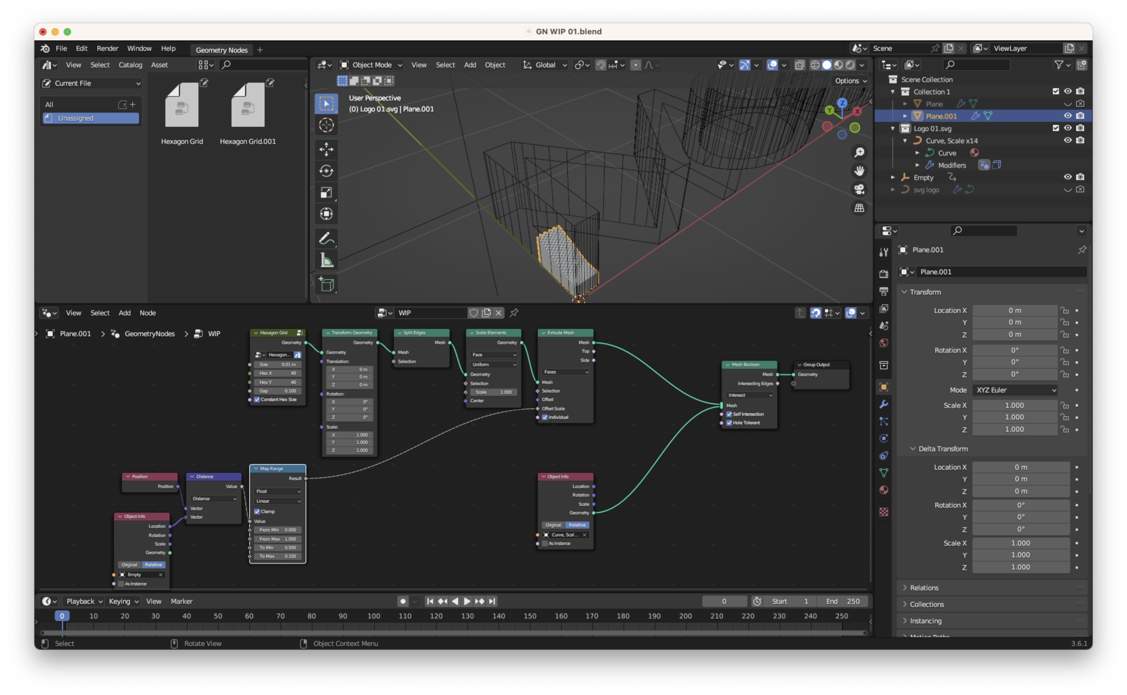 Geometry Nodes within Logo - Animation and Rigging - Blender Artists ...