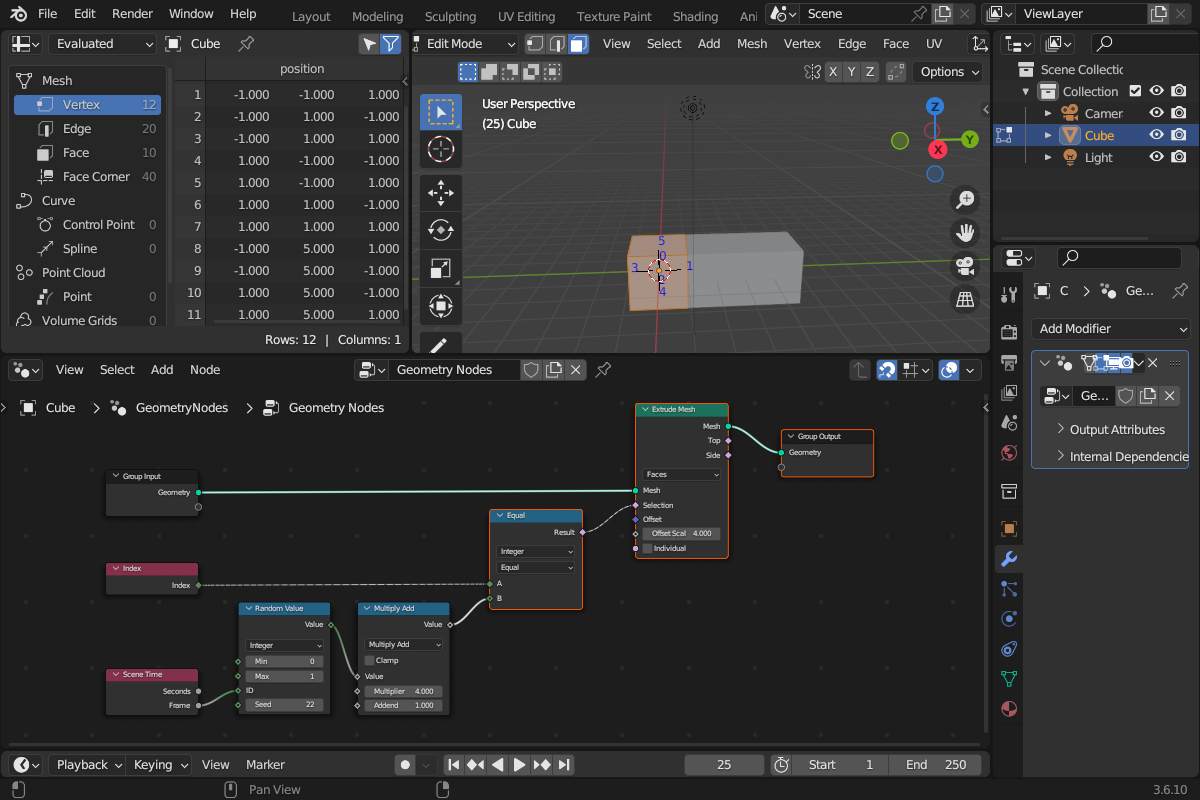 Blender Python Indices How is the index 2 values at once? - Materials and Textures - Blender ...