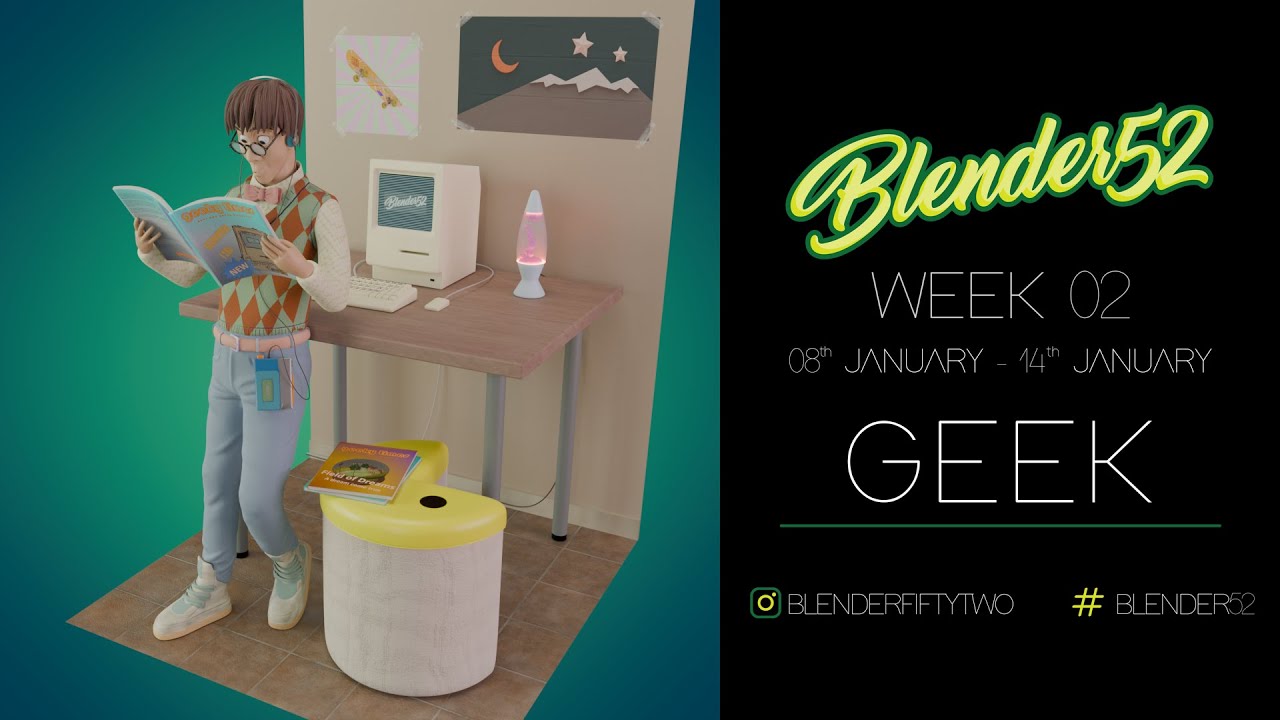 Geek Week 2 Of Blender52 2024 Finished Projects Blender Artists   De37d8dcbf83e2a739addc803c38e820c3f59a7c 