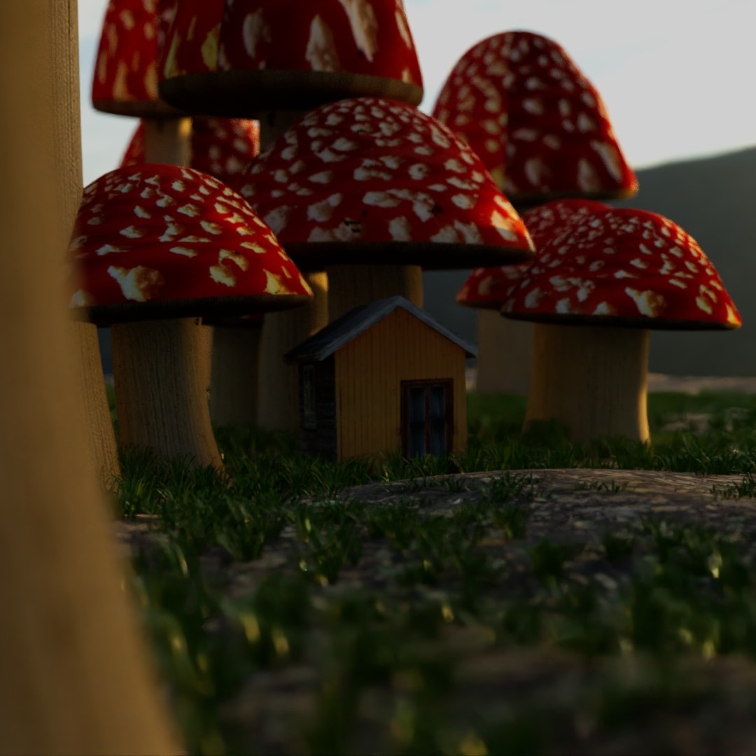 Mushroom land - Animations - Blender Artists Community