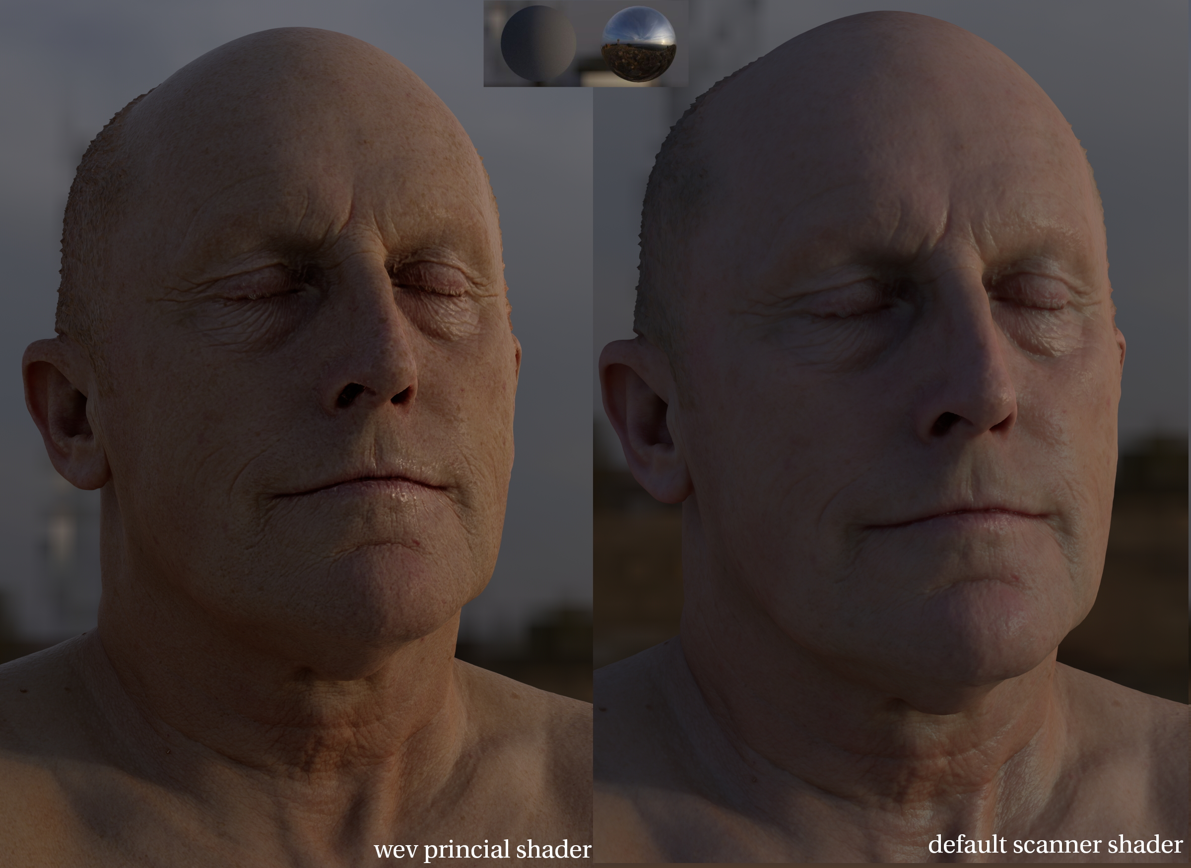 Principal shader for skin test - Finished Projects - Blender Artists ...