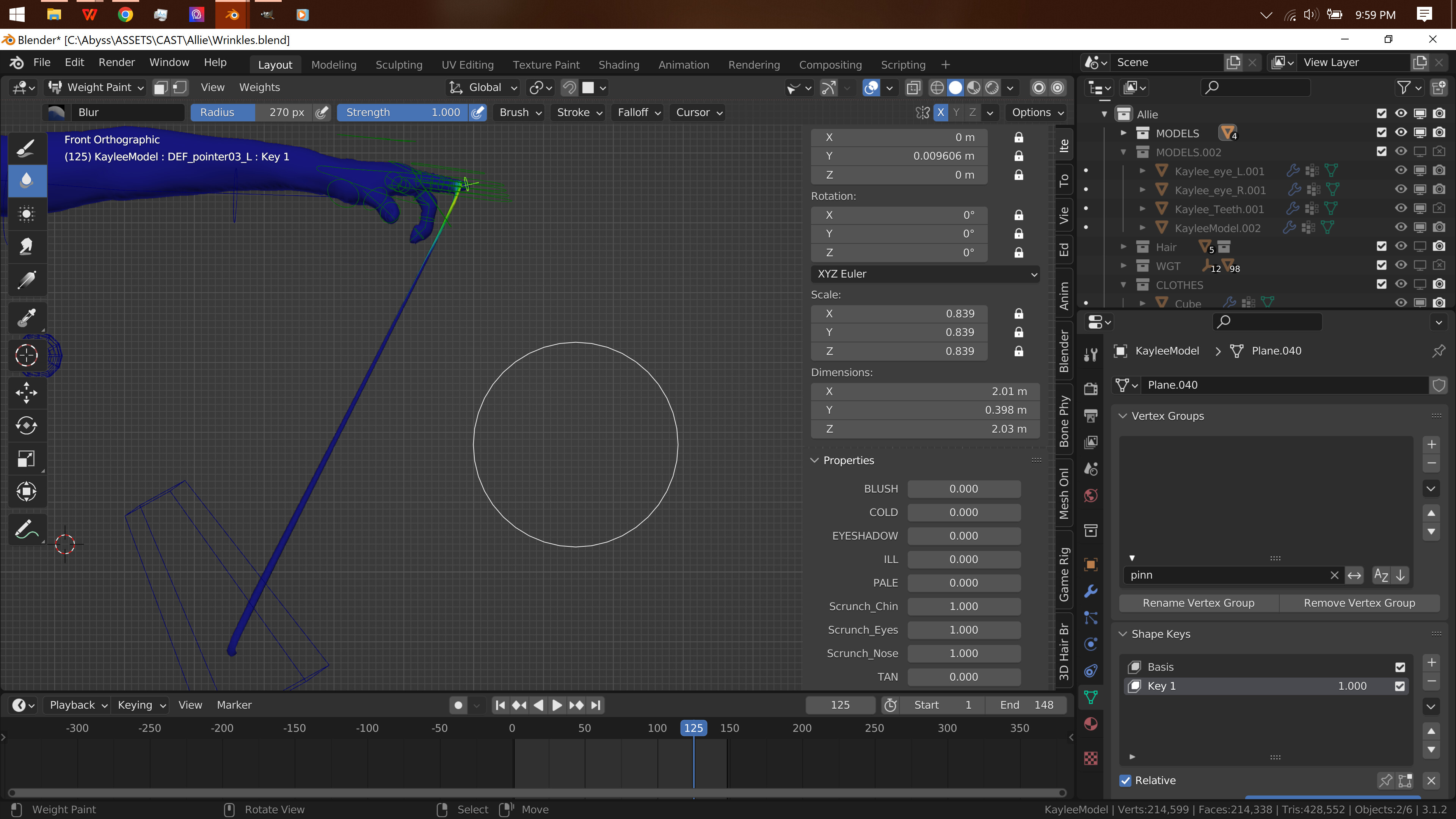 Help with automatic weights - Animation and Rigging - Blender Artists ...