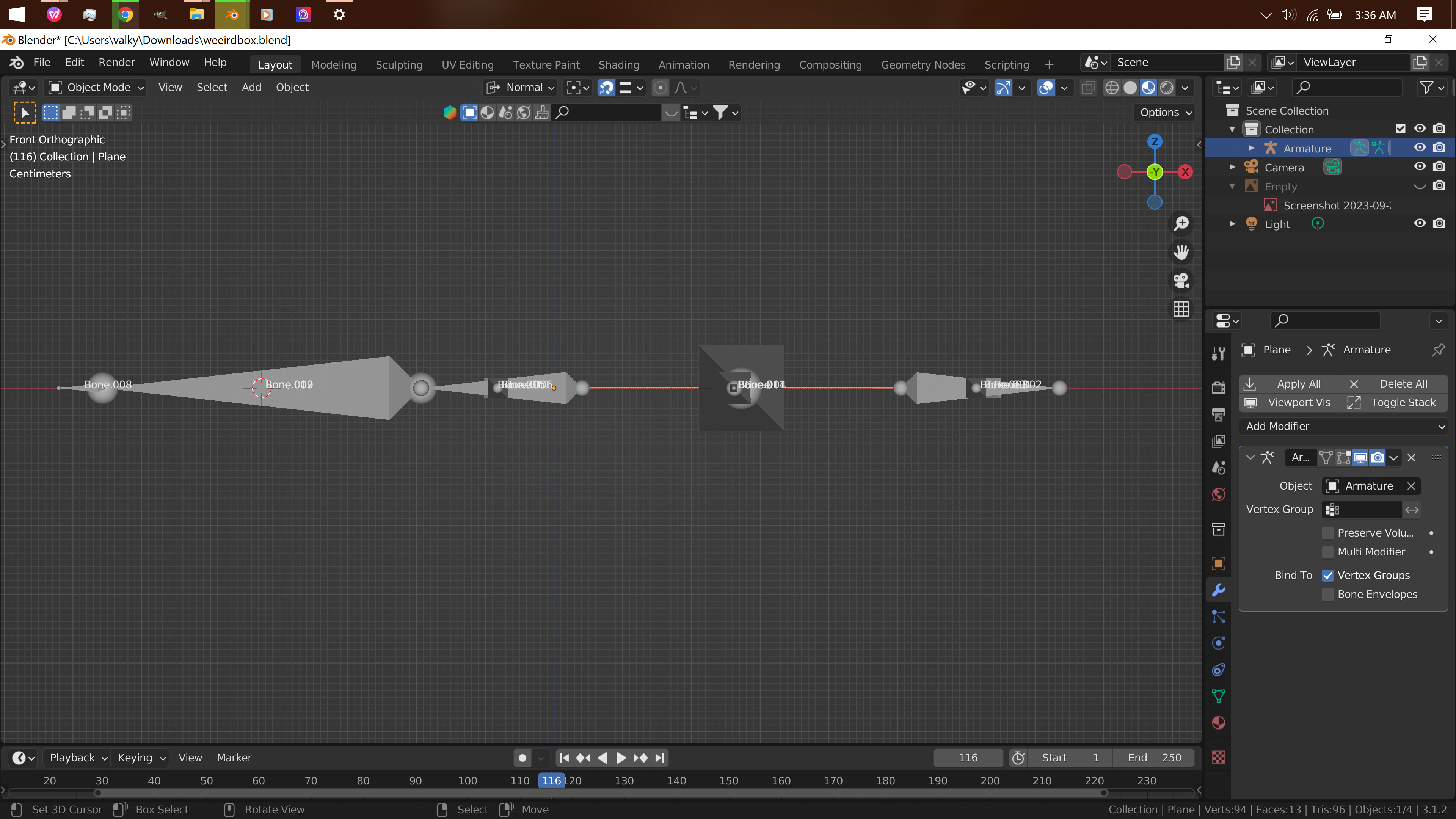 Problem with box armature - Animation and Rigging - Blender Artists ...