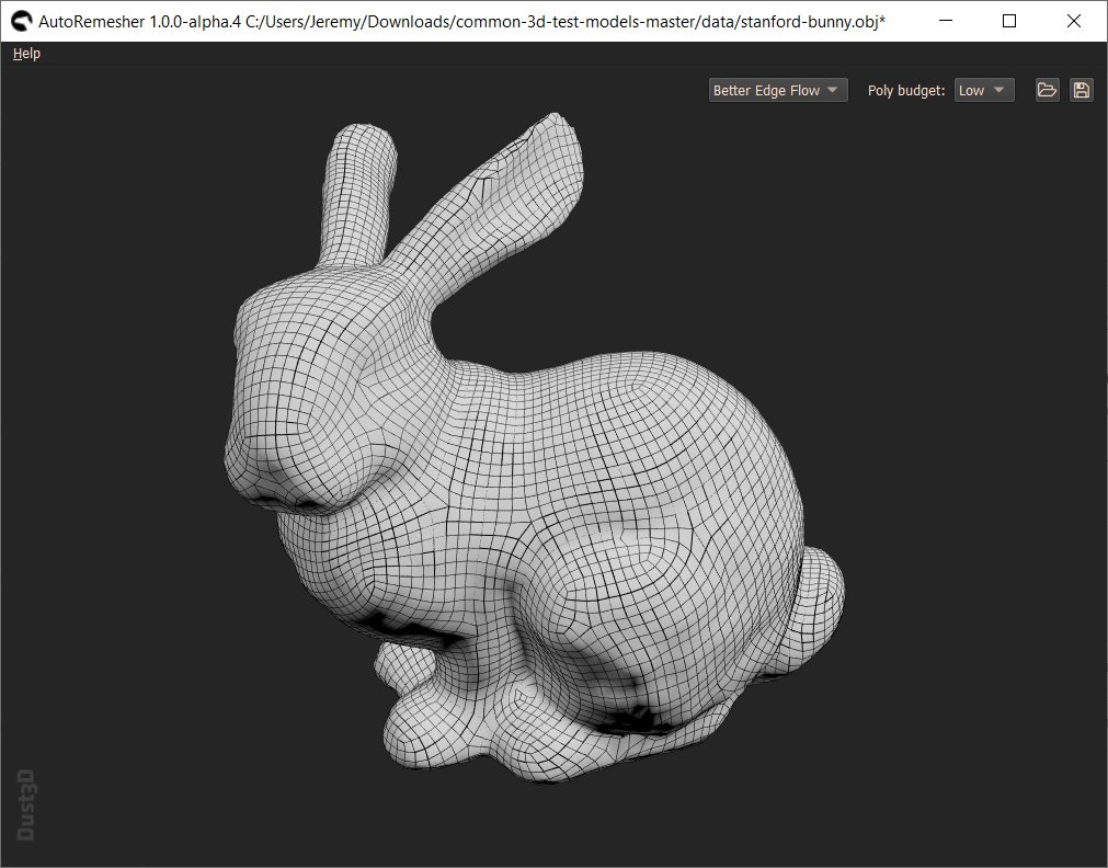 Autoremesher Open Source Auto-retopology Tool - #64 By Metin_Seven ...