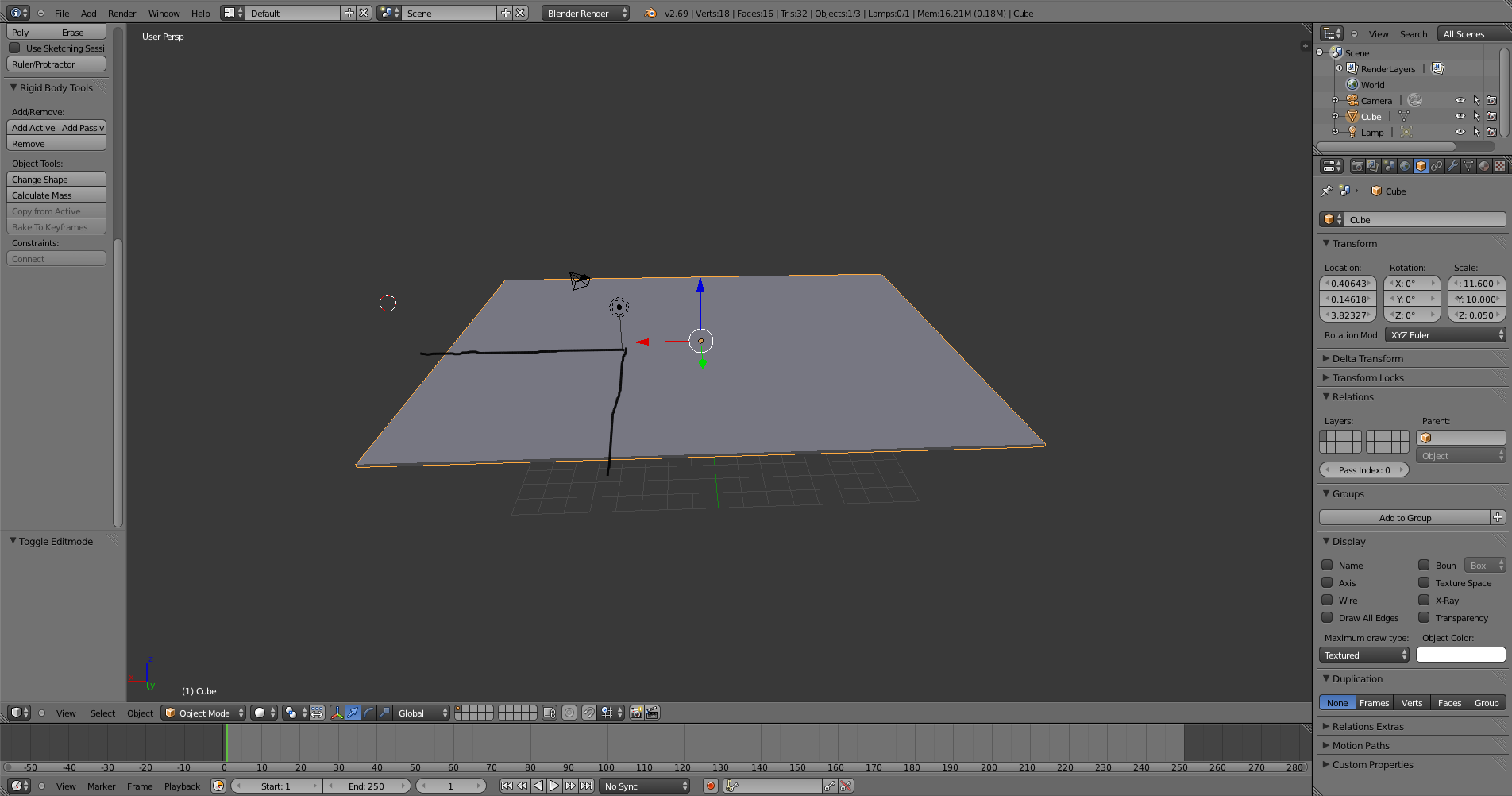 Cutting the corner off of a cube - Modeling - Blender Artists Community