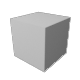 Delete-Cube-White