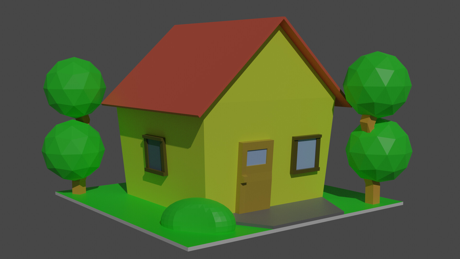 A cute wee house - Finished Projects - Blender Artists Community