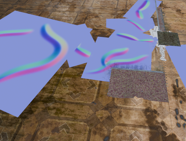 Maps Using Texture And Patterns