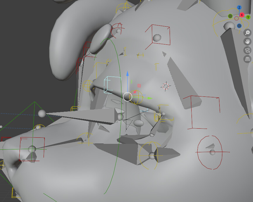 Rigify rig with 2D flat eye character - Animation and Rigging - Blender ...