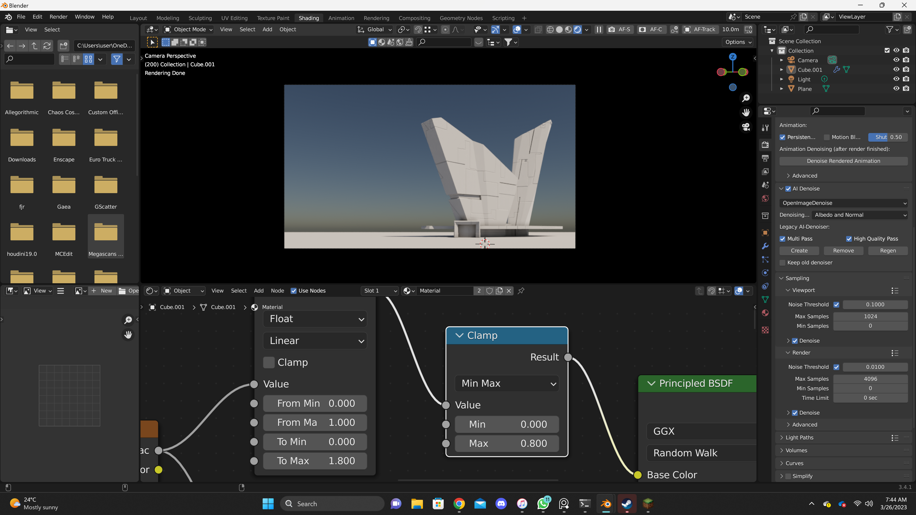 Experimental Building Concept - Sketchbooks - Blender Artists Community
