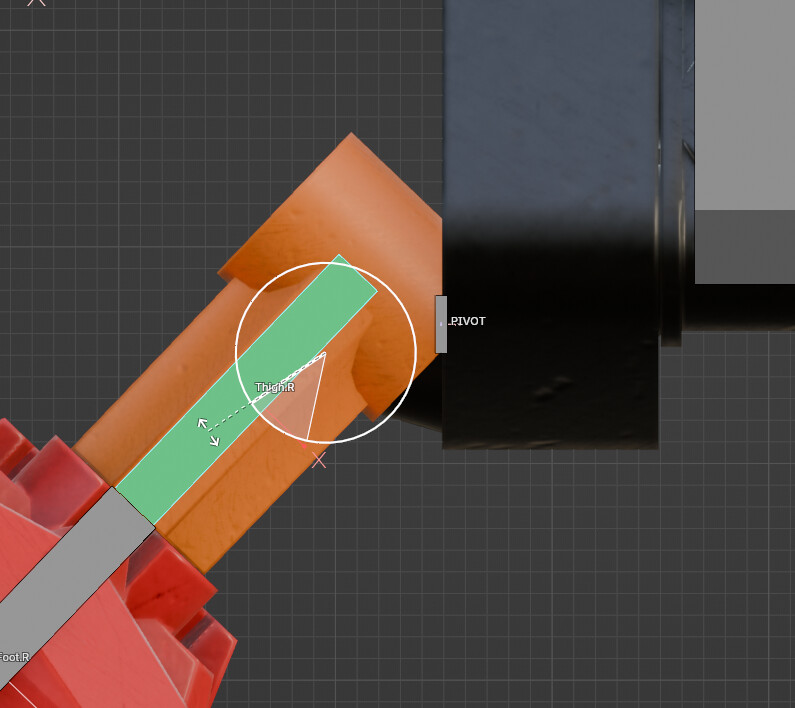 Rotate bone around pivot, without moving when the parent rotates ...