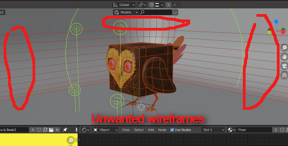 Wireframe visibility control on an object-by-object basis? - Basics ...