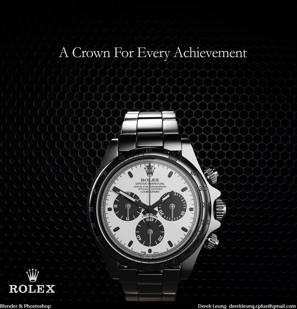 Watch ROLEX Advertisement - Finished Projects - Blender Artists Community