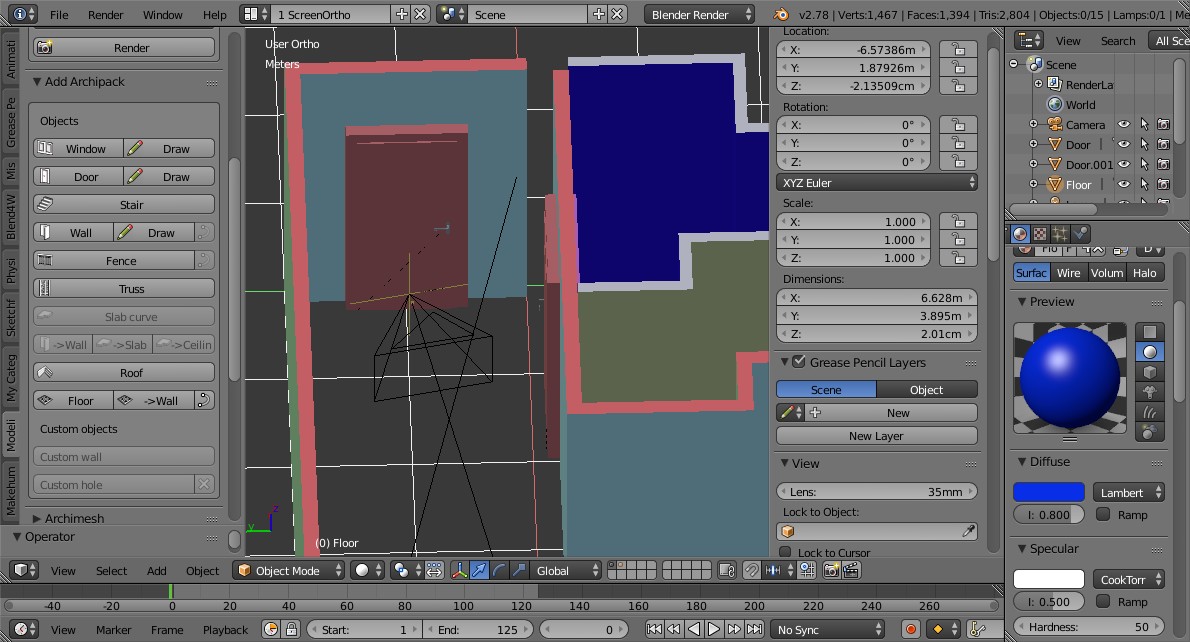 Archipack 1.3.8 - 18.04.2018 - Released Scripts and Themes - Blender ...