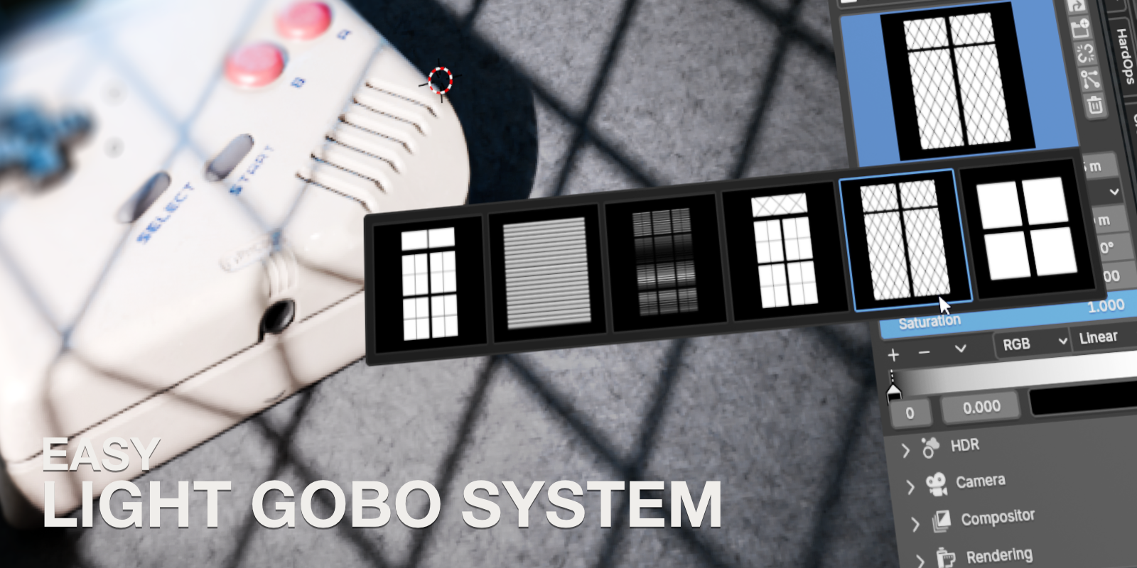 Simple Gobos Lucero - Light And Render Manager Add-On For Blender - Released Scripts ...